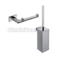 Набор Держатель Colombo Design Look B1608.000 + Ершик B1627.CR ABS