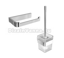Набор Держатель Lemark Smooth line 9721007 хром + Ершик 9761019 хром