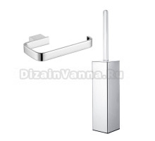 Набор Держатель Allen Brau Infinity 6.21007-00 хром + Ершик 6.21009-00 хром