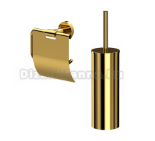 Набор Держатель WHITECROSS Ergo ER2262GL золото + Ершик ER2274GL золото