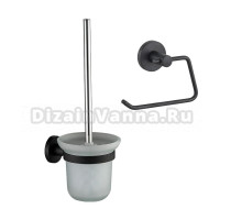 Набор Держатель D-lin 111 D241111 черный + Ершик D273111 черный