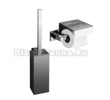 Набор Держатель Colombo Design BasicQ B3791 хром + Ершик B3707 настенный, хром