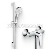Душевой комплект Смеситель для душа Hansgrohe Logis E 71602000 + Гарнитур Croma Select E Vario 26582400