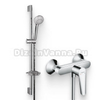 Душевой комплект Смеситель для душа Hansgrohe Logis E 71602000 + Гарнитур Crometta 85 Vario 27764000 Unica Crometta