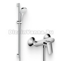 Душевой комплект Смеситель для душа Hansgrohe Logis 71600000 + Гарнитур Croma Select E Multi 26590400