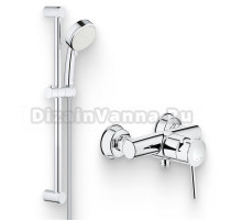 Душевой комплект Смеситель для душа Grohe BauClassic 32867000 + Гарнитур Tempesta Cosmopolitan 27578002