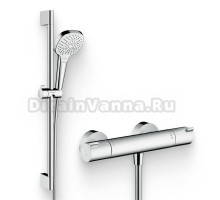 Душевой комплект Термостат Hansgrohe Ecostat 1001 CL ВМ 13211000 для душа + Гарнитур Croma Select E Multi 26580400