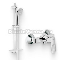Душевой комплект Смеситель для душа Grohe BauLoop 23340000 + Гарнитур Euphoria 110 Mono 27266001
