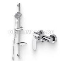 Душевой комплект Смеситель для душа AQUATEK Оберон AQ1260CR хром + Гарнитур AQ2011CR хром