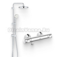 Душевой комплект Термостат Grohe Grohtherm 34793000 для душа + Стойка New Tempesta System 26381001