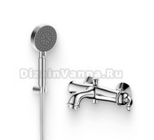 Душевой комплект Смеситель BelBagno Tiffani TIF VASM CRM + Гарнитур BB-DFS-5-CRM хром