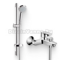 Душевой комплект Смеситель Hansgrohe Talis E 71740000 + Гарнитур Croma 100 Vario 27771000 Unica C