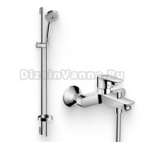 Душевой комплект Смеситель Hansgrohe Talis E 71740000 + Гарнитур Croma 100 Multi 27774000 Unica'C