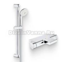 Душевой комплект Термостат Grohe Grohtherm 2000 New 34464001 для ванны с душем + Гарнитур Tempesta New 27795001