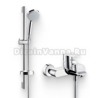 Душевой комплект Смеситель Hansgrohe Metris 31480000 + Гарнитур Croma 100 Vario 27772000 Unica'C