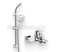Душевой комплект Смеситель Wasserkraft Neime 1901 + Гарнитур A044