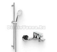 Душевой комплект Смеситель Paini Garda 76CR111 + Гарнитур Modena MDCR121 хром