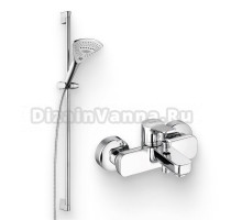 Душевой комплект Смеситель Kludi Pure&Easy 376810565 + Гарнитур Fizz 3S 6774005-00