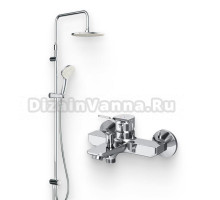 Душевой комплект Смеситель AM.PM X-Joy хром + Стойка Gem F0790000