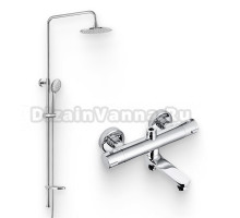 Душевой комплект Термостат Swedbe Hermes 9042 для ванны с душем + Стойка Calypso 5074