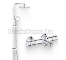 Душевой комплект Термостат Grohe Grohtherm 800 34567000 для ванны с душем + Стойка Tempesta Cosmopolitan System 250 26675000