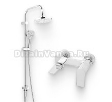 Душевой комплект Смеситель Orange Berni M09-100cr хром + Стойка O-Shower O-Shower OW02