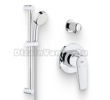 Душевой комплект Смеситель Grohe BauFlow 29046000 С ВНУТРЕННЕЙ ЧАСТЬЮ + Гарнитур Tempesta Cosmopolitan 27578002 + Подключение Relexa Plus Relexa plus 28671000