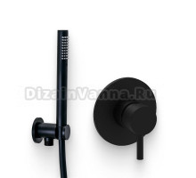 Душевой комплект Смеситель Paffoni Light LIG011NO С ВНУТРЕННЕЙ ЧАСТЬЮ + Гарнитур Master ZDUP094NO