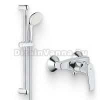 Душевой комплект Смеситель для душа Grohe BauFlow BauFlow 23755000 + Гарнитур Tempesta New 27924001