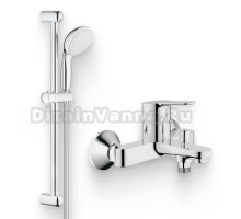Душевой комплект Смеситель Grohe BauEdge 23334000 + Гарнитур Tempesta New 27924001