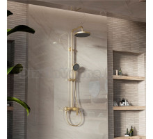 Душевая стойка Vincea VSFS-413BG с изливом, брашированное золото
