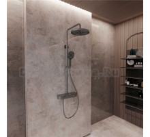 Душевая стойка Vincea VSFS-402GM, вороненая сталь