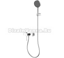 Смеситель для душа с душевым гарнитуром, Хром, AQUAme Asti AQM6413CR