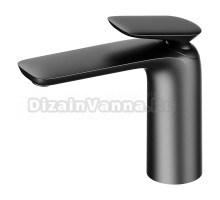Смеситель для раковины металл Gun Metal, AQUAme Como AQM6510GM
