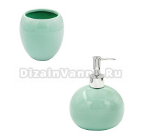 Набор Стакан Bath Plus Mint W-CE0082QA-TB + Дозатор W-CE0082QA-LD
