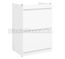 Тумба под раковину без столешницы DIWO Тольятти 60 под стиральную машину, белая