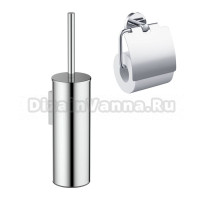 Набор Держатель Timo Saona 13042/00 хром + Ершик 13161/00 хром
