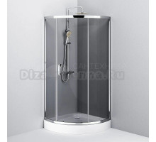 Душевой уголок AM.PM Like W83UG-315-090CG 90x90 профиль хром, стекло тонированное