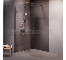 Душевая перегородка AM.PM X-Joy W94UWI-80-F1-MTE 80x195, фурнитура хром, стекло прозрачное
