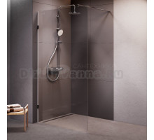 Душевая перегородка AM.PM X-Joy W94UWI-110-F1-MTE 110x195, фурнитура хром, стекло прозрачное