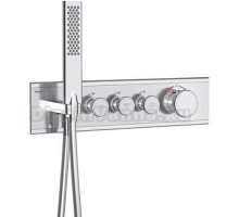 Встраиваемый смеситель для душа и ванны Teska Shine SH3006 хром