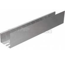 Полка Aquanet Магнум 00334111 брашированная сталь