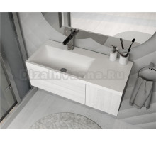 Мебельная раковина Stella Polar Одилия 90 L белая