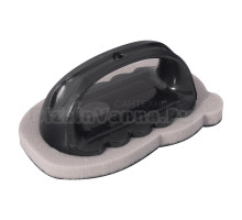 Губка для посуды Мультидом 225121 карборундовая, с ручкой, 1 шт