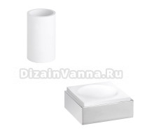Набор Стакан Bemeta Gamma 145711324 + Мыльница 145508312