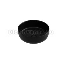Накладная раковина Ceramicanova Taycan CN12003MB 37х37 матовая черная