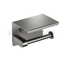Держатель туалетной бумаги AQUATEK Европа AQ4939BGM оружейная сталь
