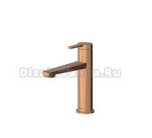 Смеситель для раковины Teska Liva Leo S E5419 розовое золото