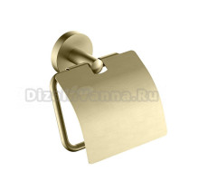 Держатель туалетной бумаги AQUATEK Оберон AQ4209BG шлифованное золото