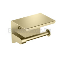 Держатель туалетной бумаги AQUATEK Европа AQ4939BG шлифованное золото